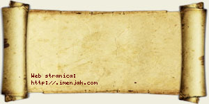 Elma Sudimac vizit kartica